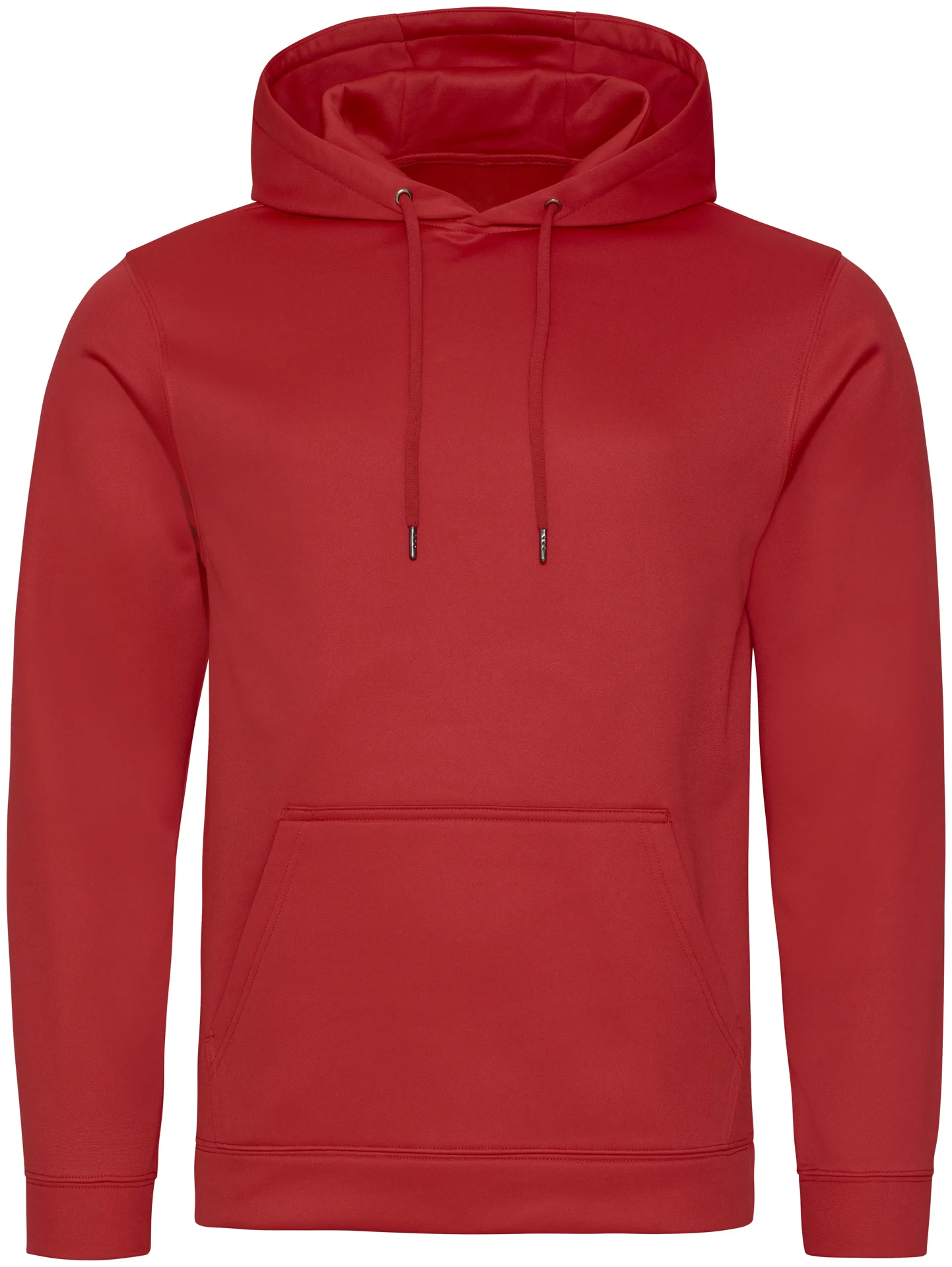 justhoods-jh006-sports-polyester-hoodie-firered-front-1 Just Hoods Sports Polyester Hoodie