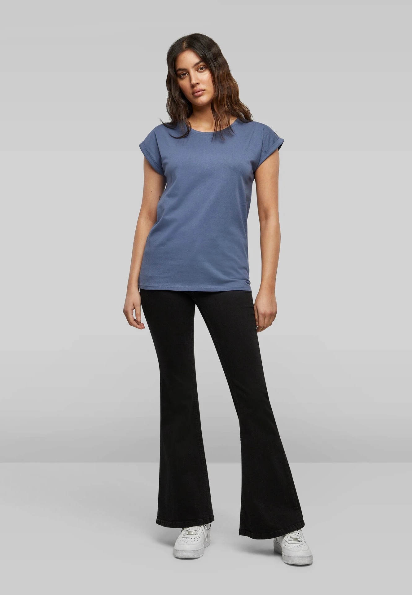 Build Your Brand Ladies Extended Shoulder Tee