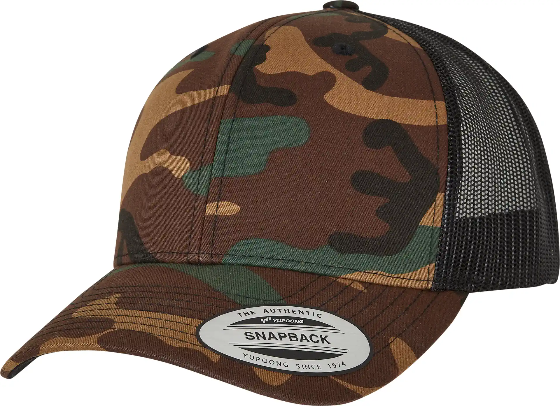 FLEXFIT Retro Trucker Camo Cap