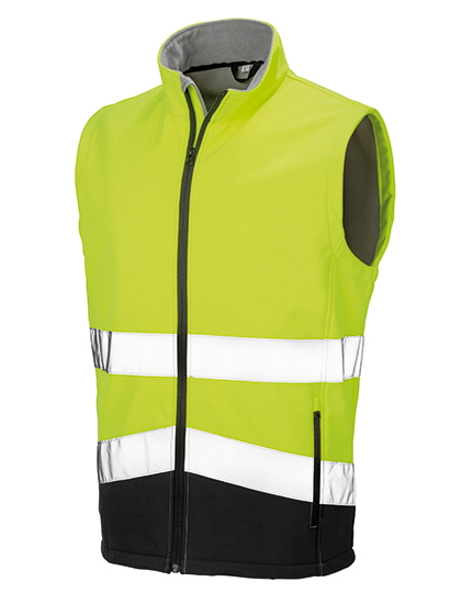 Result Printable Safety Softshell Gilet