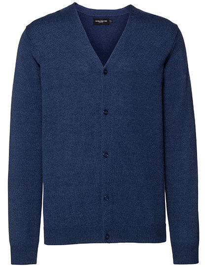 Russell Men's V-Neck Knitted Cardigan Russell Men's V-Neck Knitted Cardigan