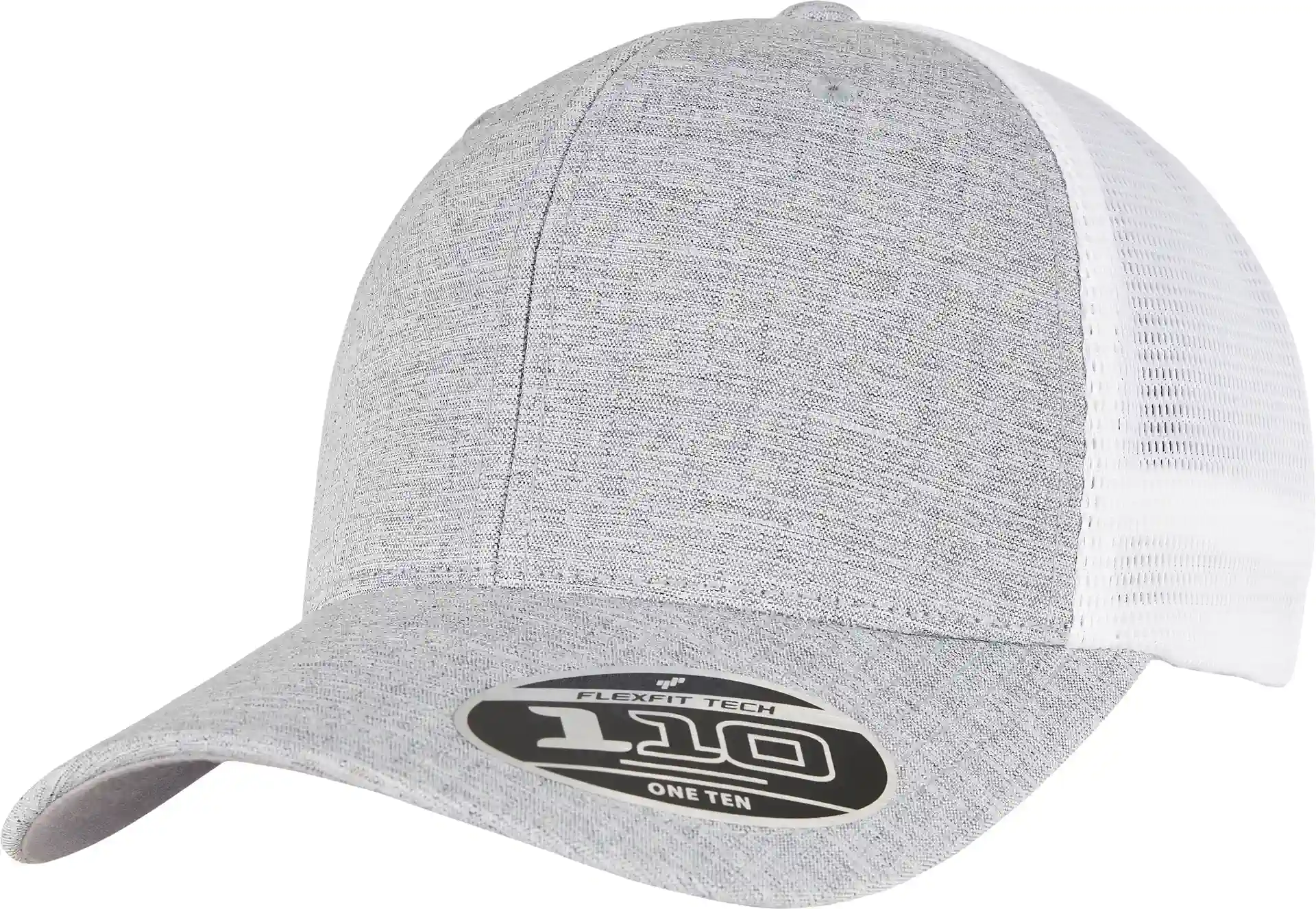 flexfit-110mt-mesh-2-tone-cap-melangesilver-white-front-1 FLEXFIT 110 Mesh 2-Tone Cap