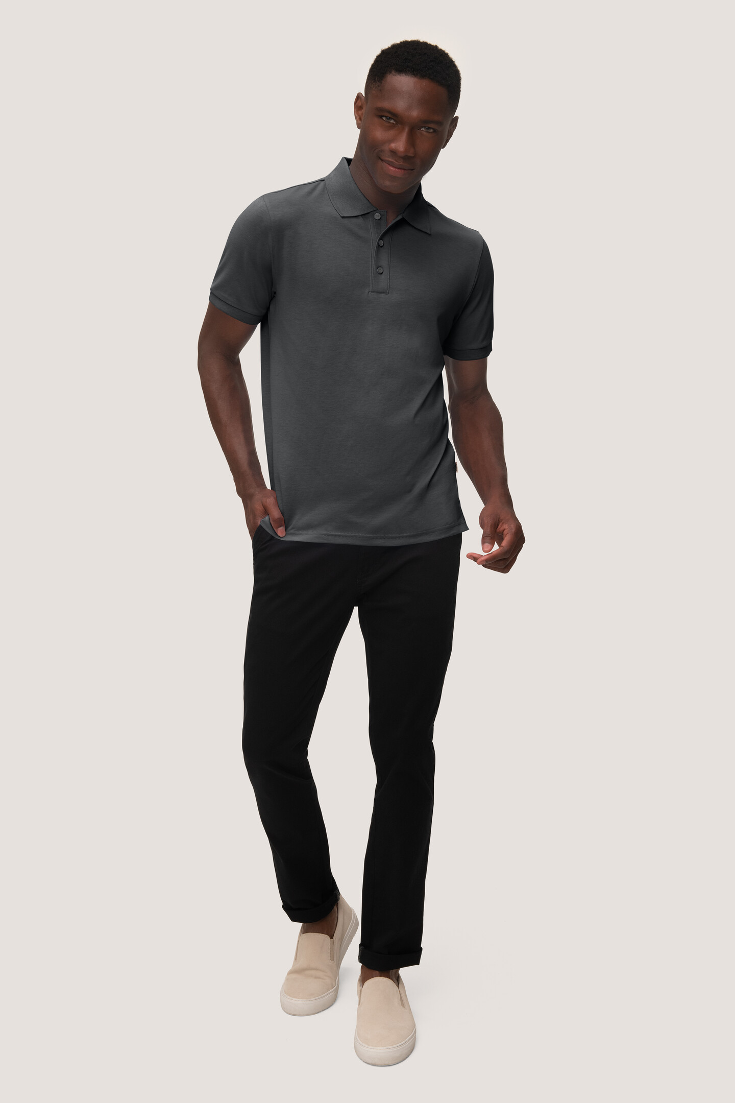 HAKRO Poloshirt 814 Cotton-Tec