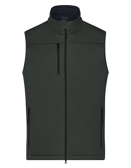 James & Nicholson Men's Softshell Vest James & Nicholson Men's Softshell Vest