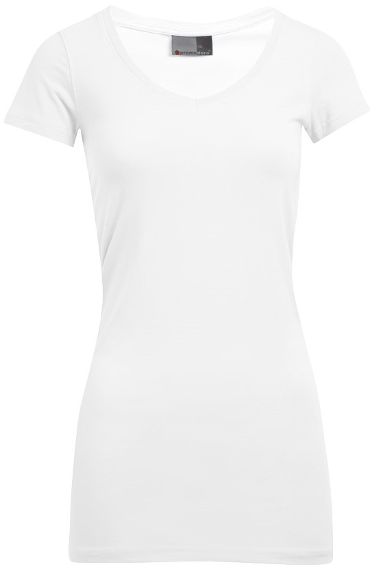 Promodoro Women's Slim Fit V-Neck-T Long Promodoro Women's Slim Fit V-Neck-T Long