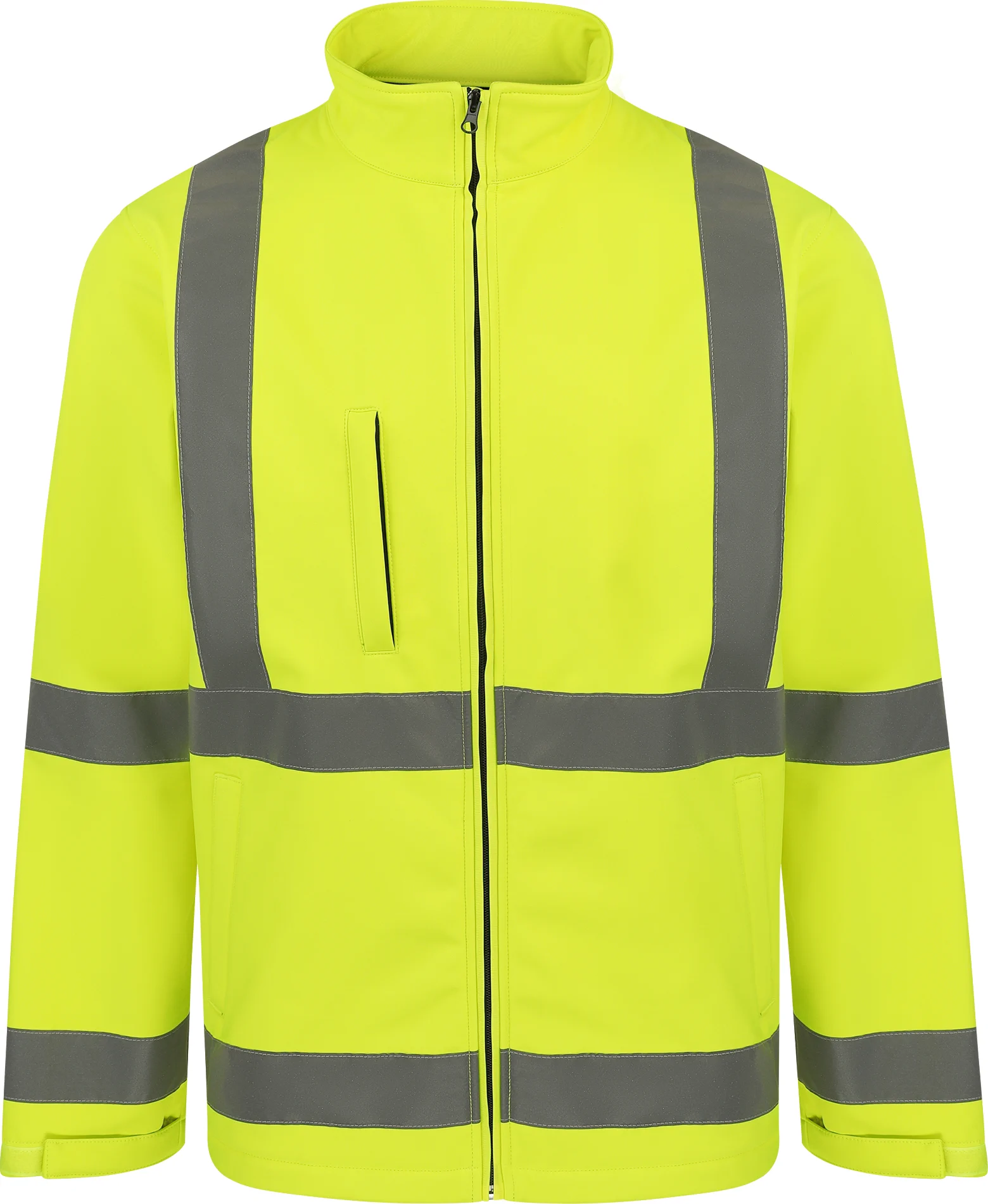 korntex-kxsshj-hi-vis-safety-softshell-jacket-turku-signalyellow-front-1 Korntex Hi-Vis Safety Softshell Jacket Turku