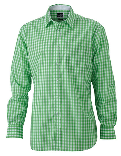 James & Nicholson Men's Checked Shirt James & Nicholson Men's Checked Shirt