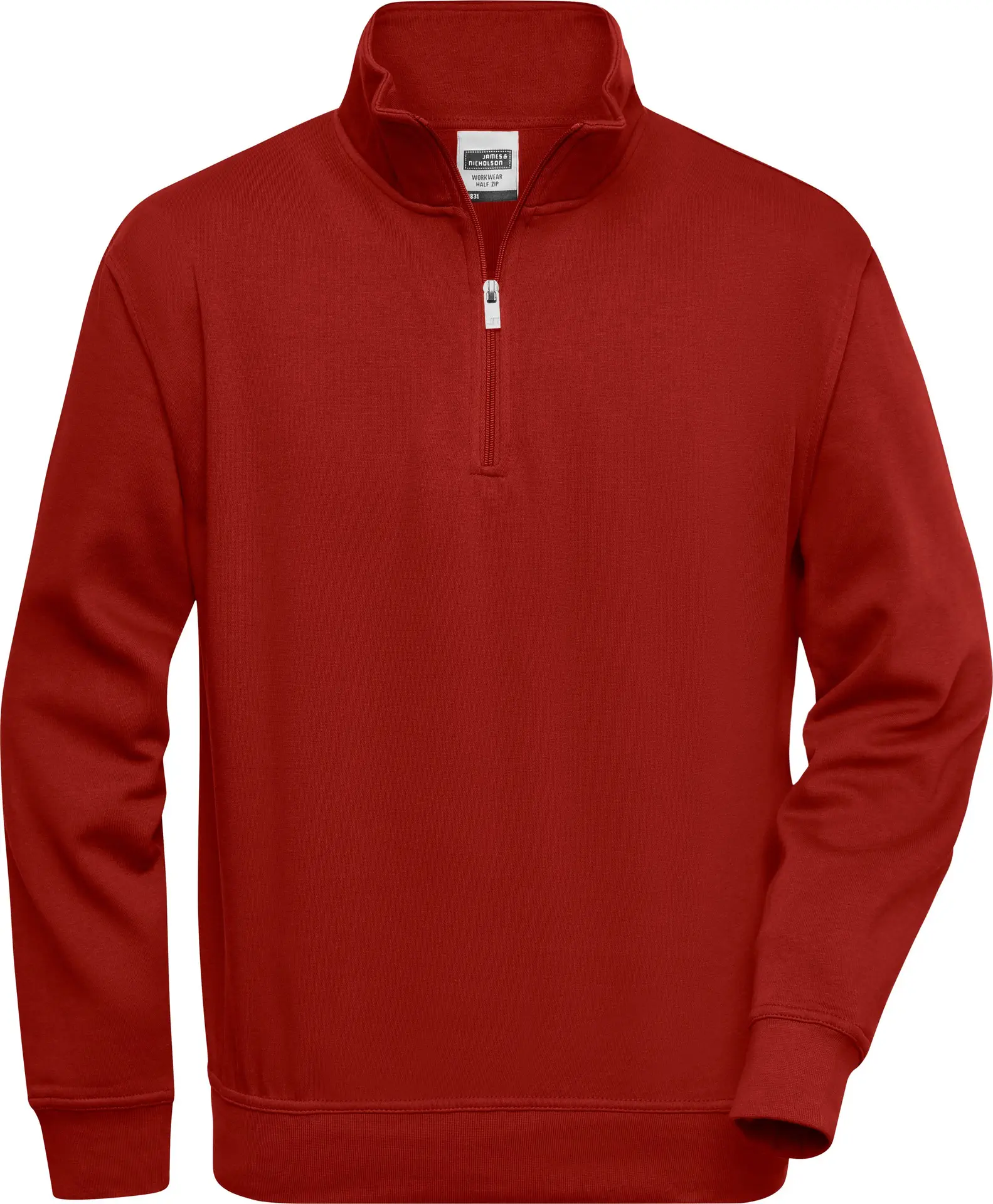 James & Nicholson Workwear Half Zip Sweat