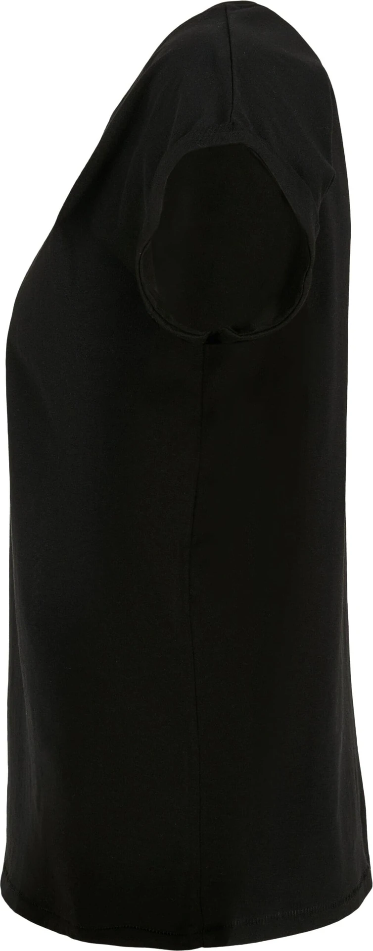 BYB-BY021-ladies-extended-shoulder-t-shirt-black-left-6 Build Your Brand Ladies Extended Shoulder Tee