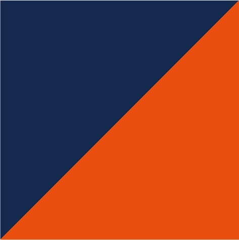 navy/orange
