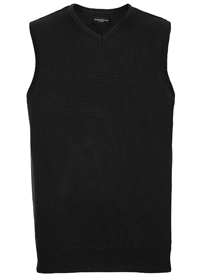 Russell V-Neck Sleeveless Knitted Pullover