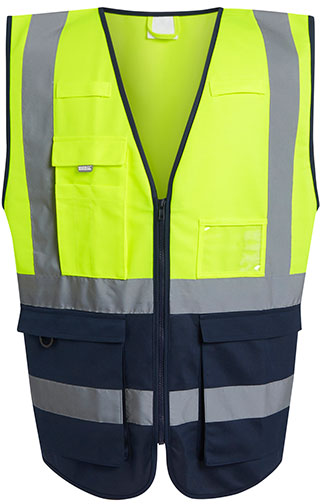signal yellow/navy