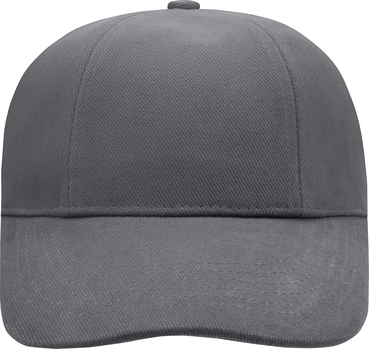 daiber-mb609-turned-6-panel-cap-laminated-darkgrey-front-3 daiber Turned 6-Panel Cap Laminated