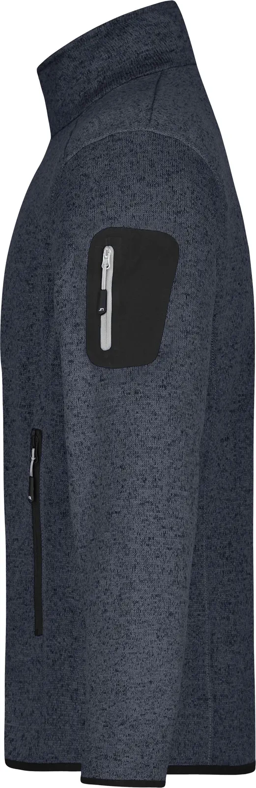 James & Nicholson Men`s Knitted Fleece Jacket