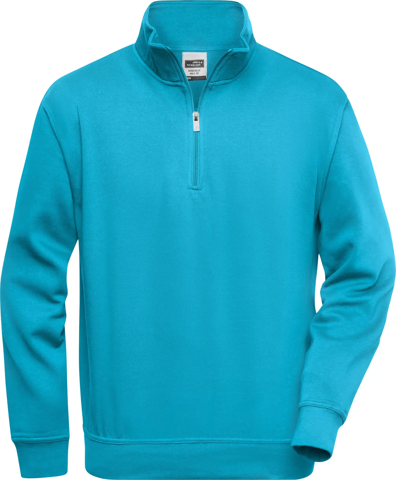 James & Nicholson Workwear Half Zip Sweat