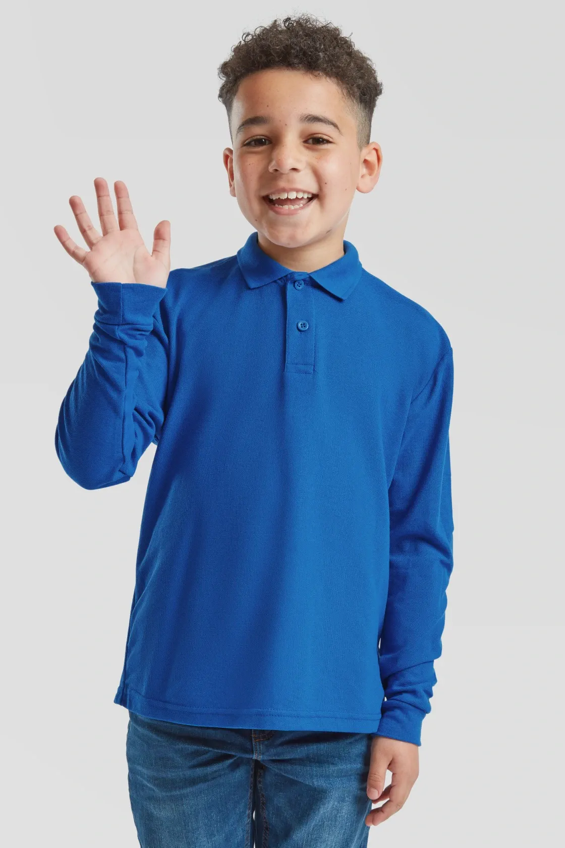F.O.L. Long Sleeve 65/35 Polo Kids