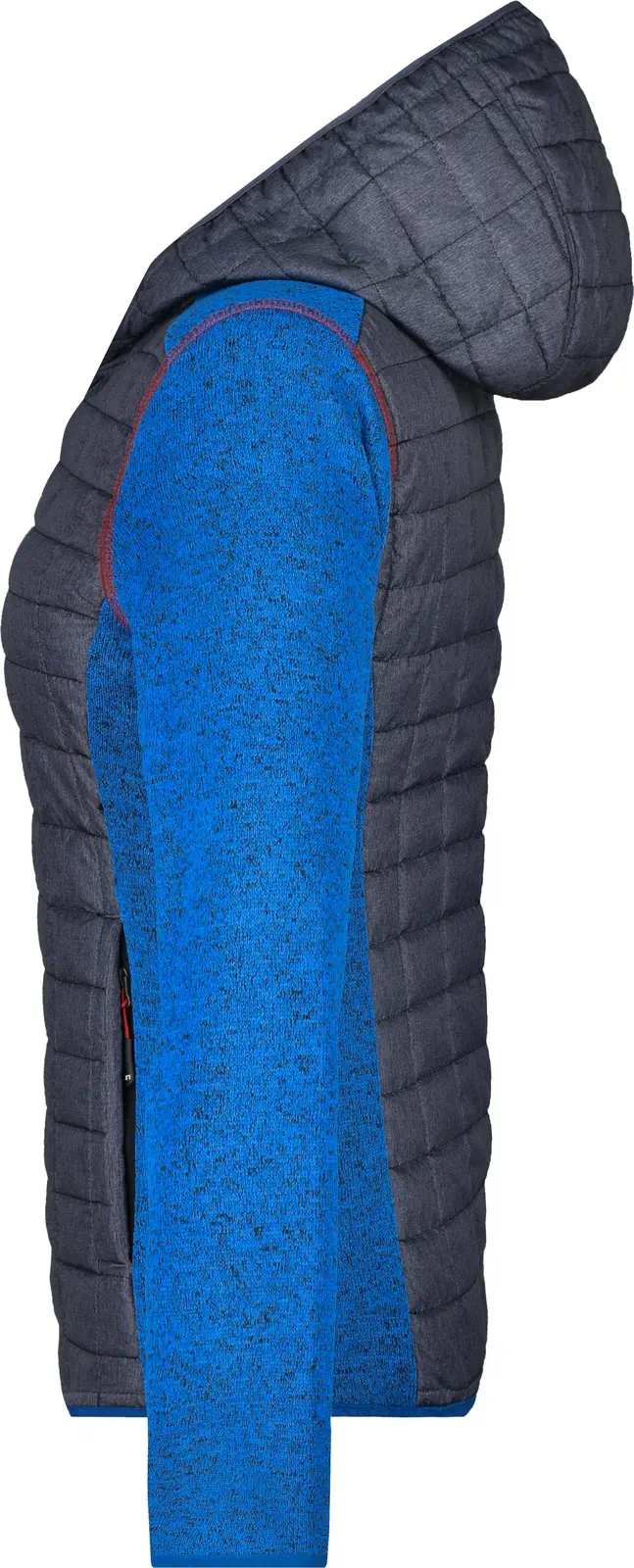 James & Nicholson Ladies Knitted Hybrid Jacket