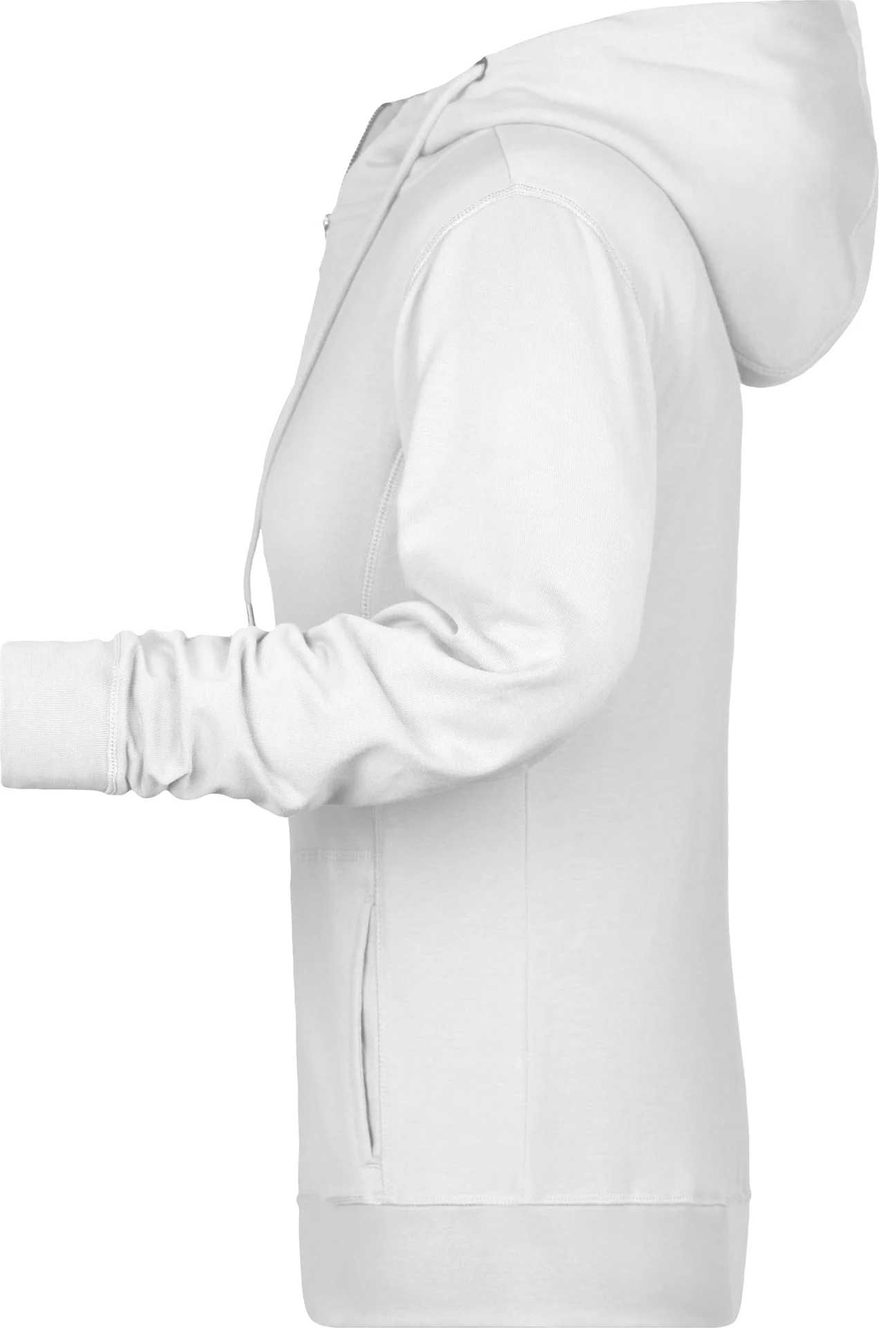 James & Nicholson Ladies Zip-Hoody