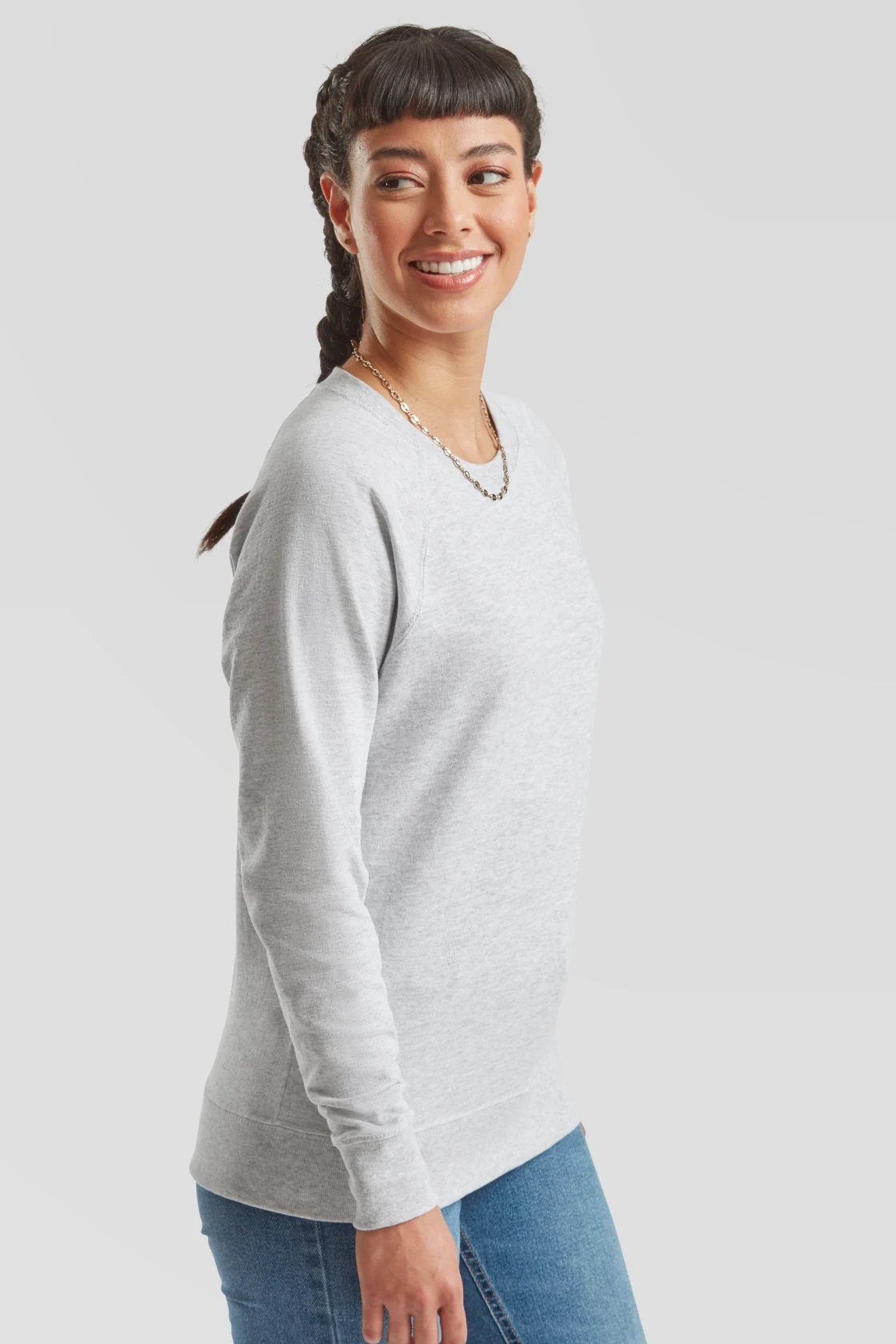 F.O.L. Lady-Fit LW Raglan Sweat