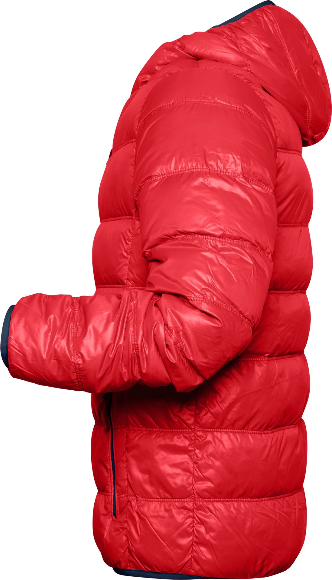jn1060-mens-down-jacket-red-navy-left-4 James & Nicholson Men's Down Jacket