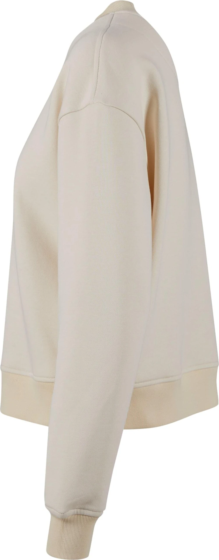Build Your Brand Ladies Oversized Crewneck Sweatshirt