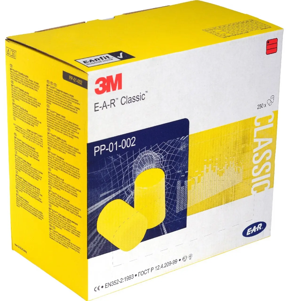 3M Gehörschutzstöpsel E-A-R Classic Box 250 Paar