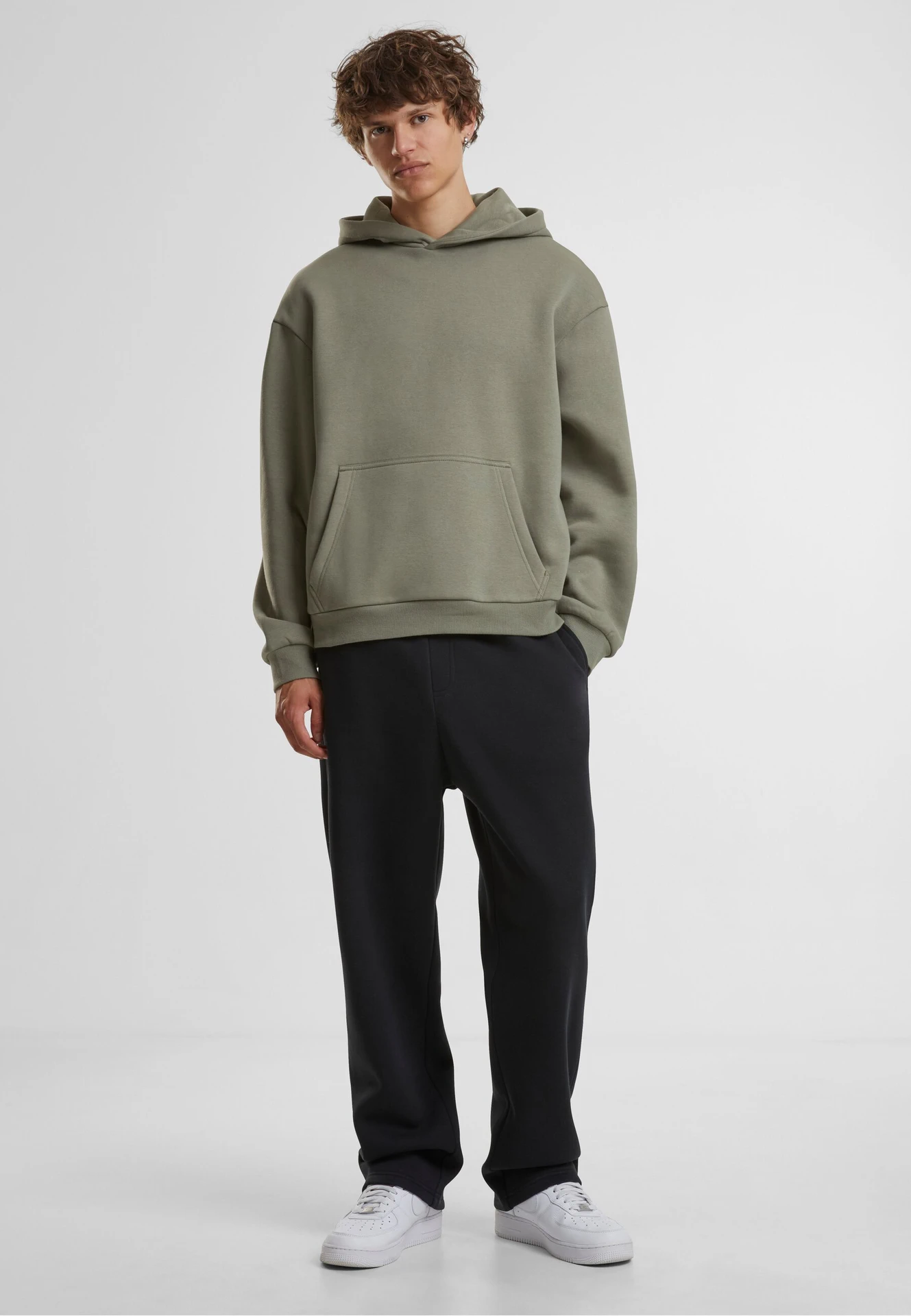 Build Your Brand Fluffy Track Sweatpants