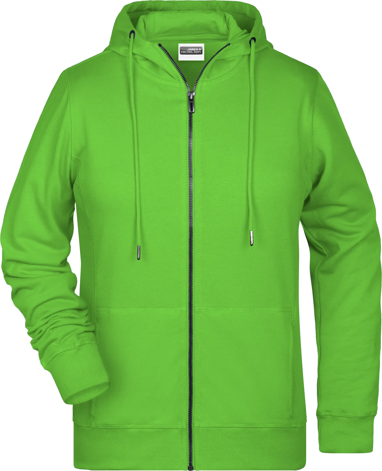 James & Nicholson Ladies Zip-Hoody