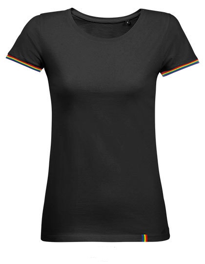 SOL'S Women's Short Sleeve T-Shirt Rainbow