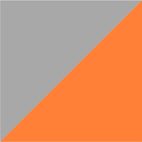 grey melange/orange