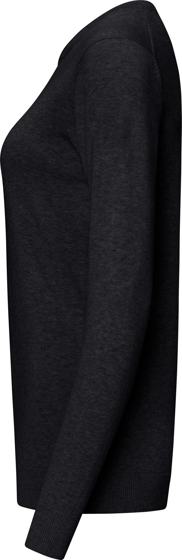 hakro-135-damen-pullover-premium-baumwolle-schwarz-2 HAKRO Damen Pullover 135 Premium-Baumwolle