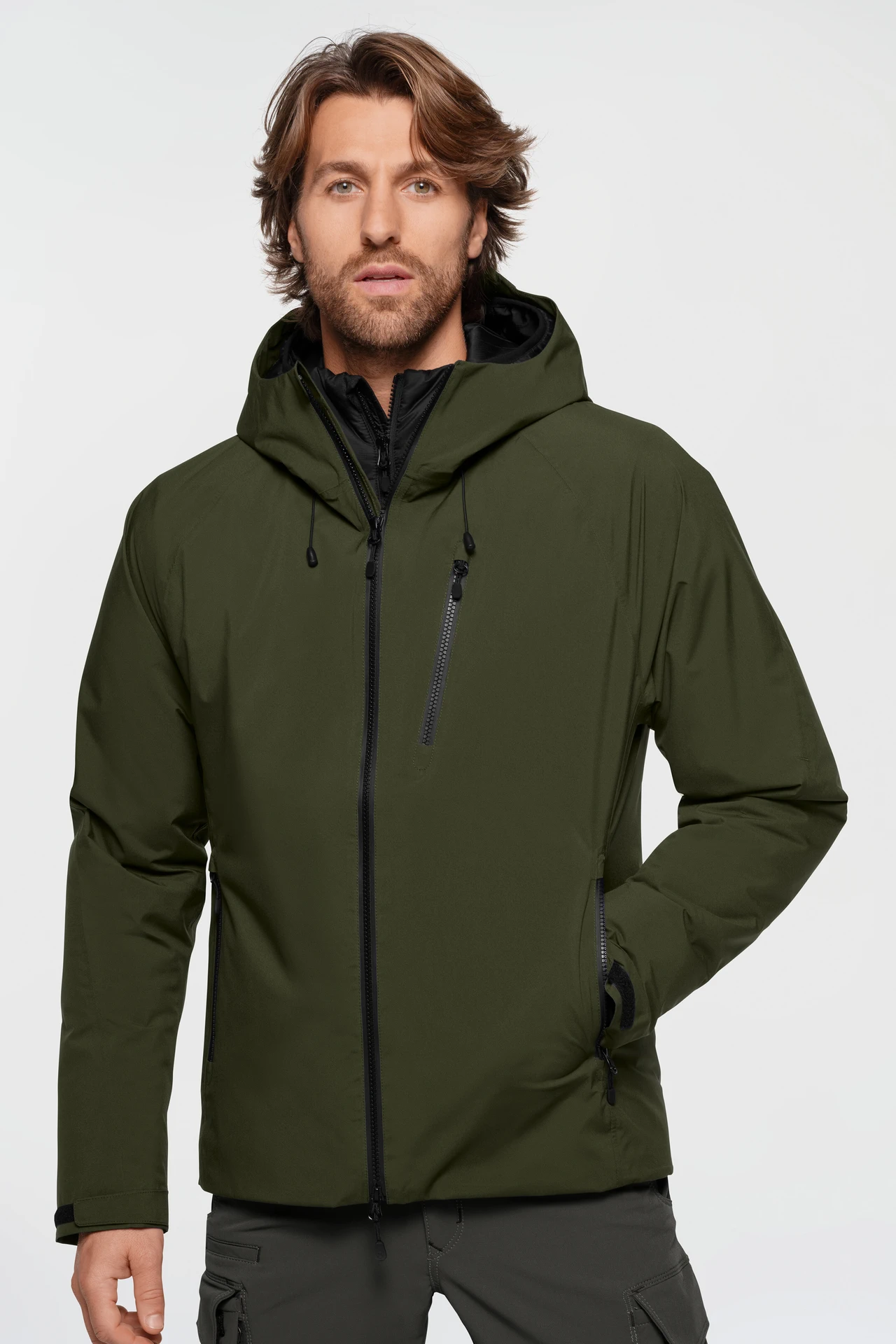 hakro-884-high-activejacke-eco-olive-model-0 HAKRO High-Activejacke 884 ECO