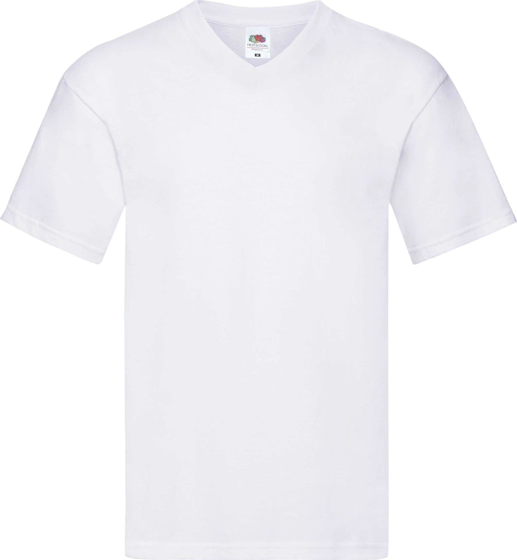 fruit-of-the-loom-61-426-0-original-v-neck-t-shirt-white-4 F.O.L. Original V-Neck T