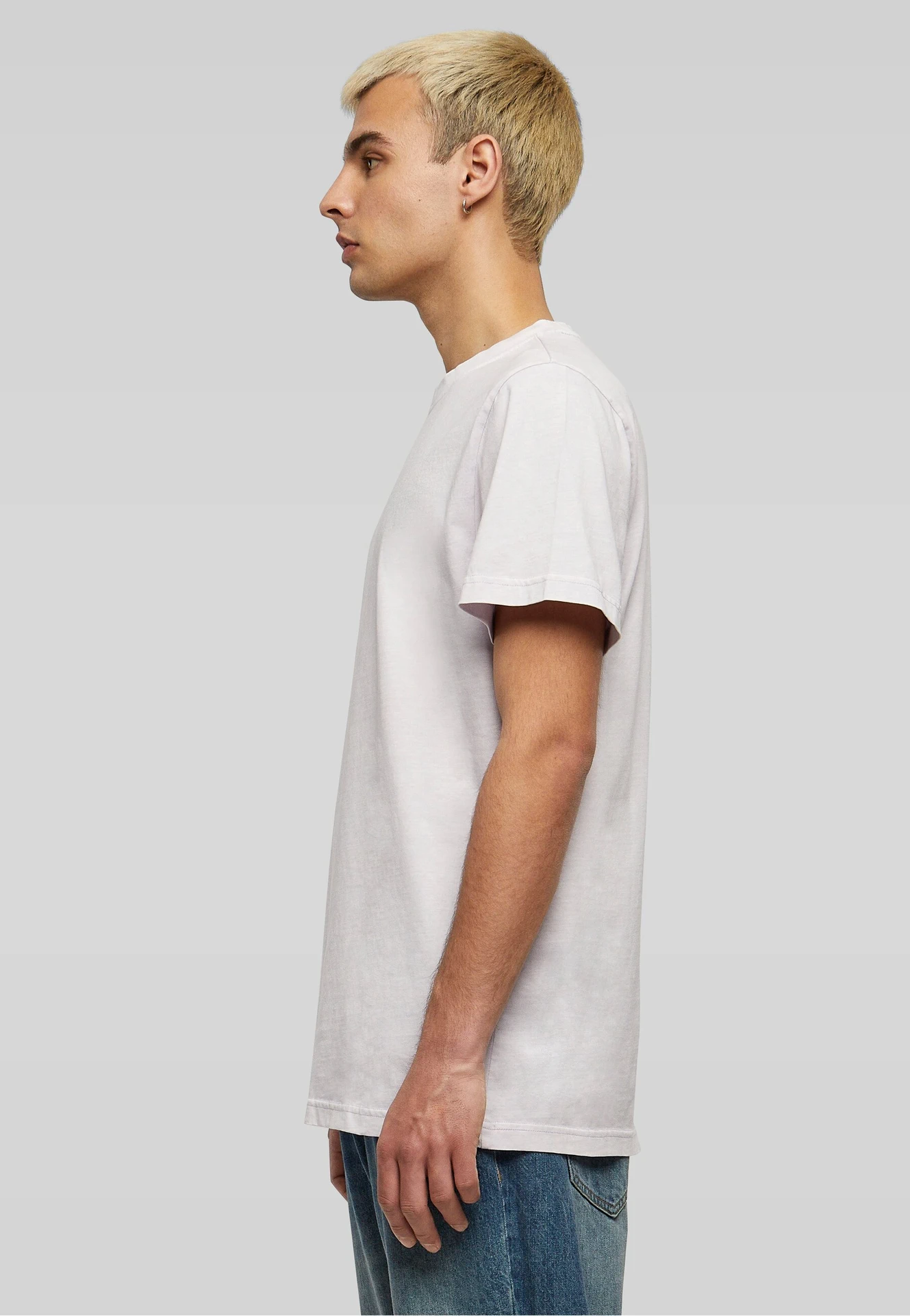 Build Your Brand Acid Washed Round Neck Tee