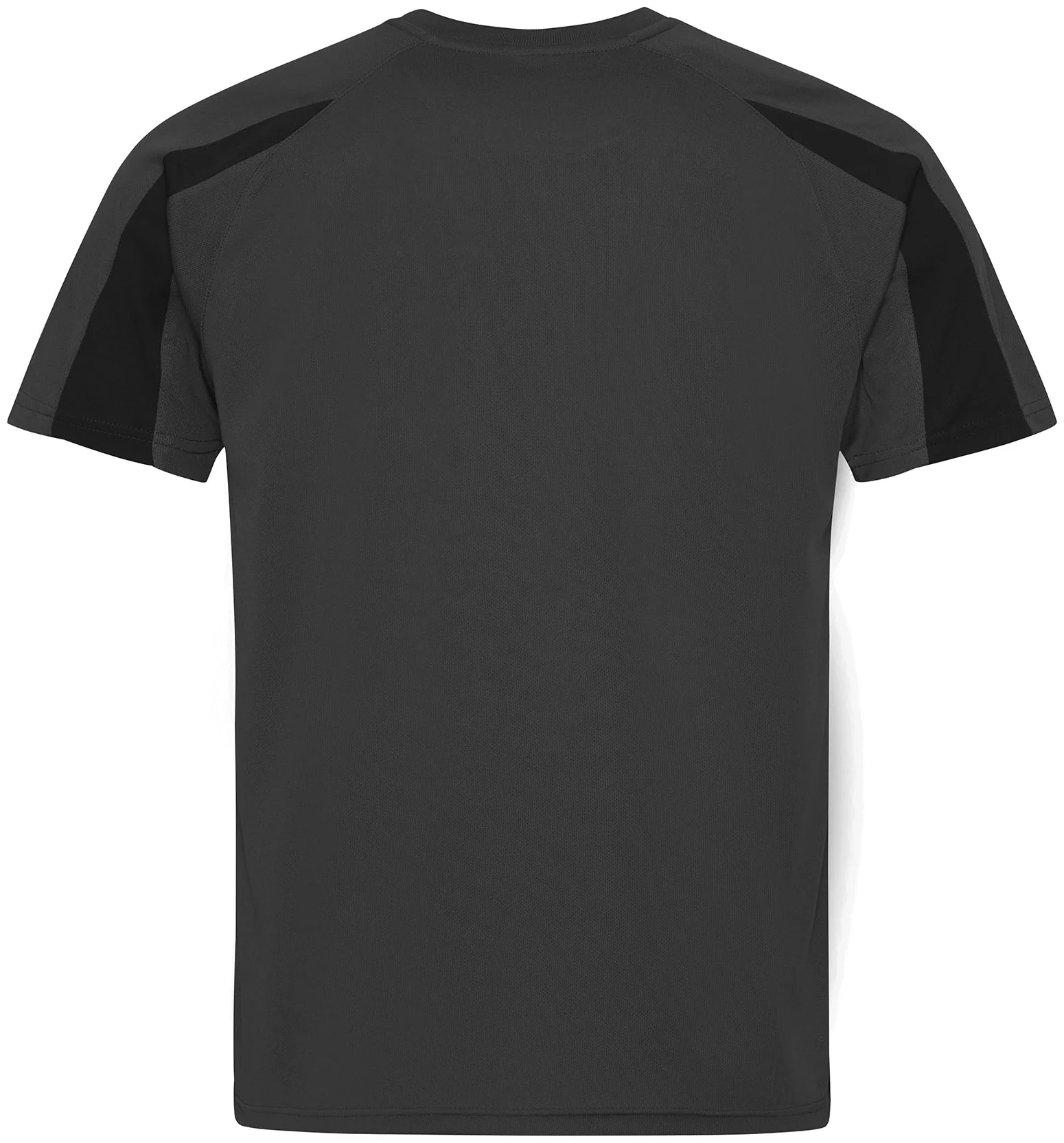 justcool-jc003-contrast-cool-t-shirt-charcoal-jetblack-back-3 Just Cool Contrast Cool T