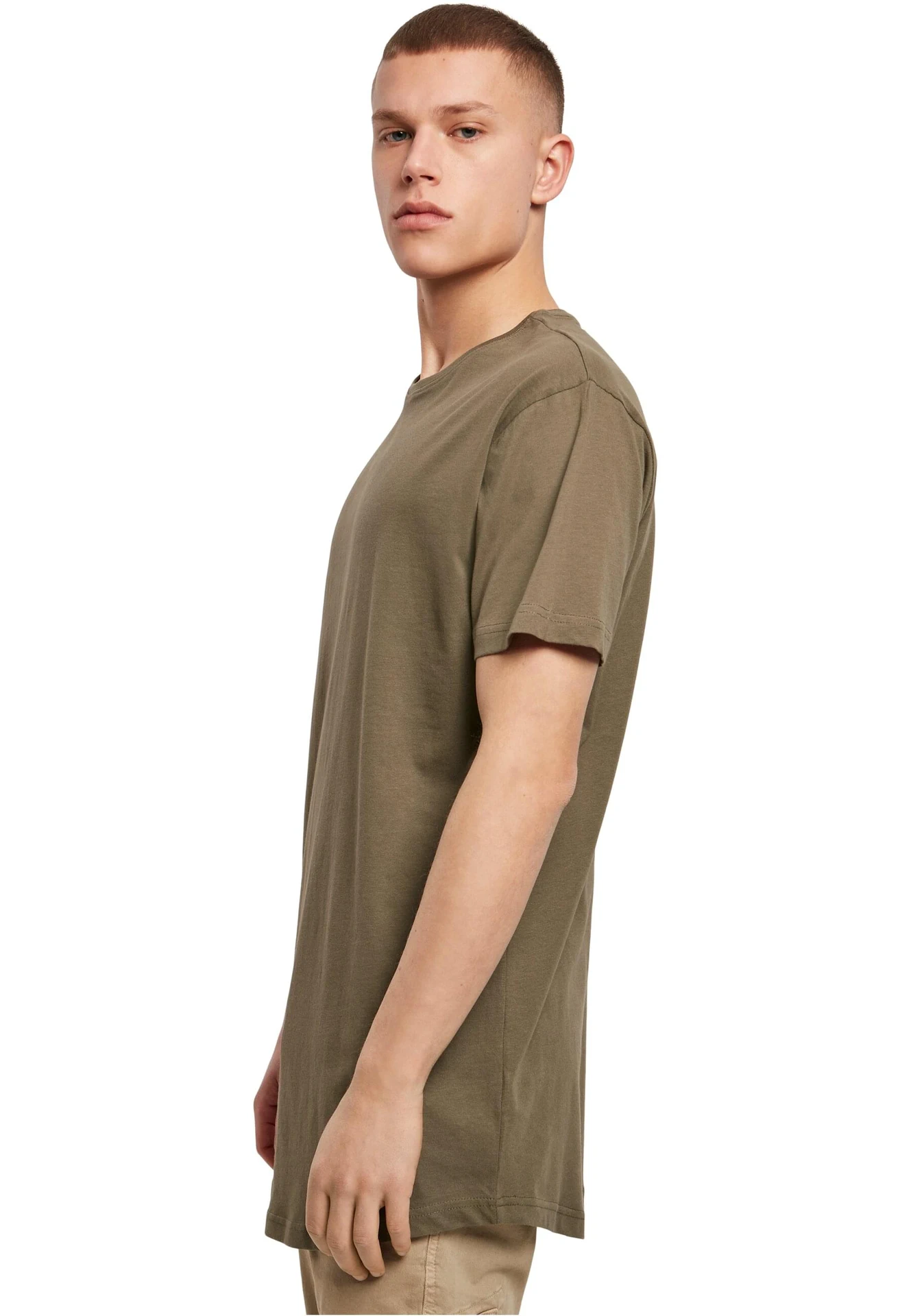 Build Your Brand Shaped Long Tee