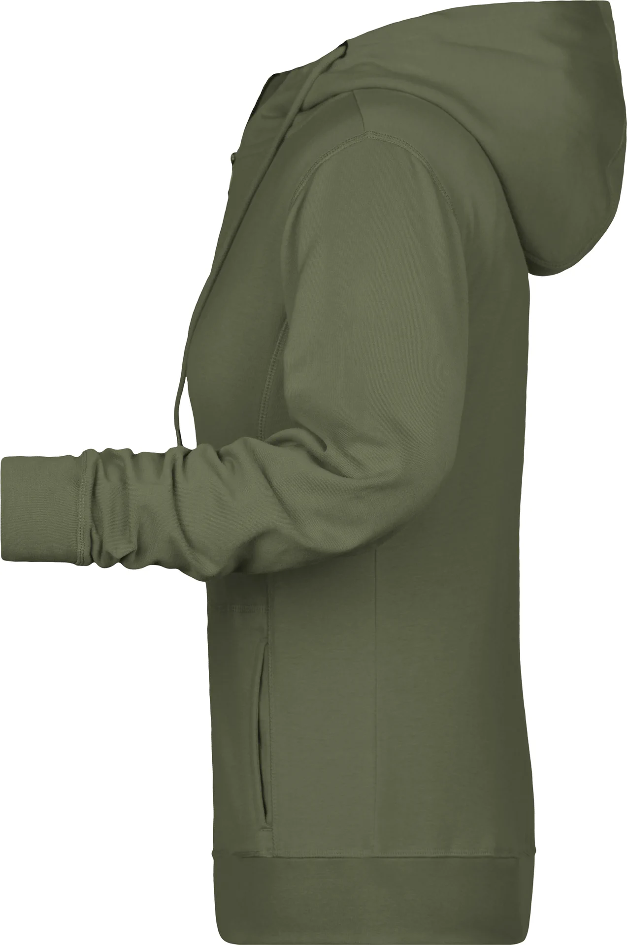 James & Nicholson Ladies Zip-Hoody