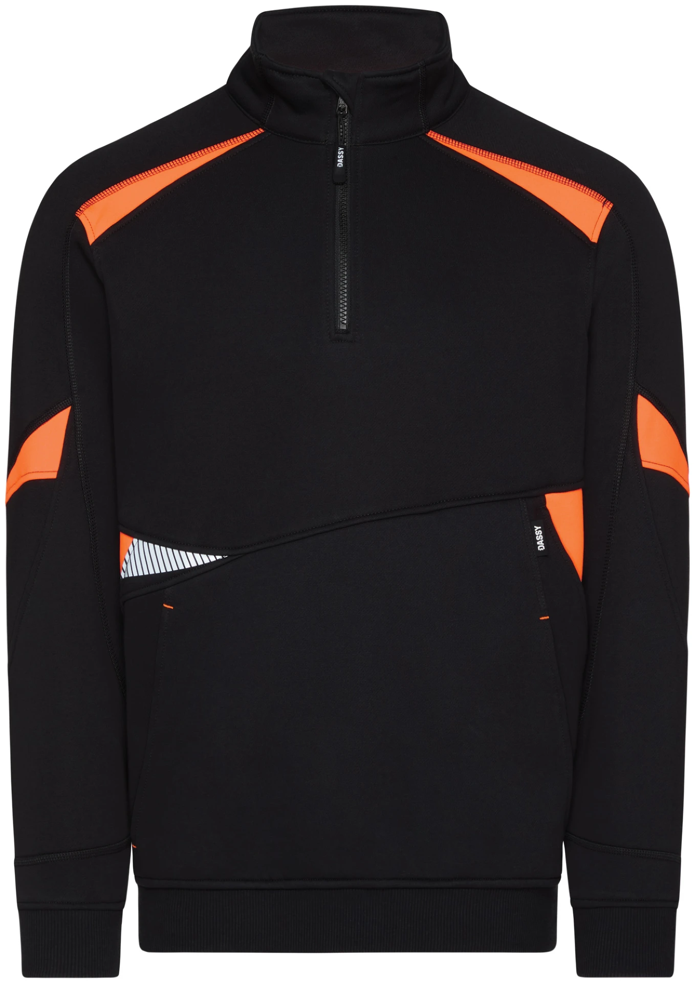 schwarz/neonorange