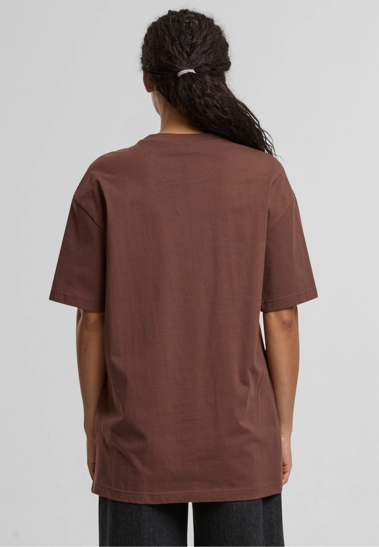 Build Your Brand Ladies Oversized Boyfriend Tee