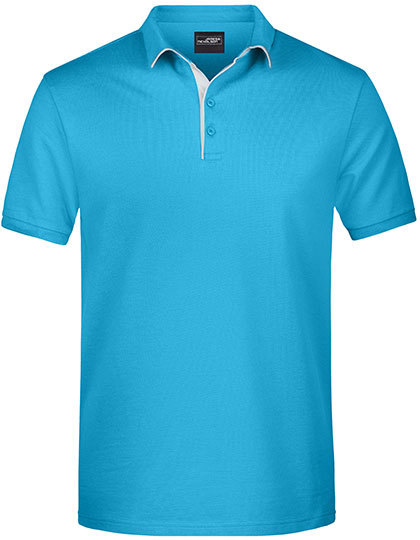 James & Nicholson Men's Polo Single Stripe James & Nicholson Men's Polo Single Stripe