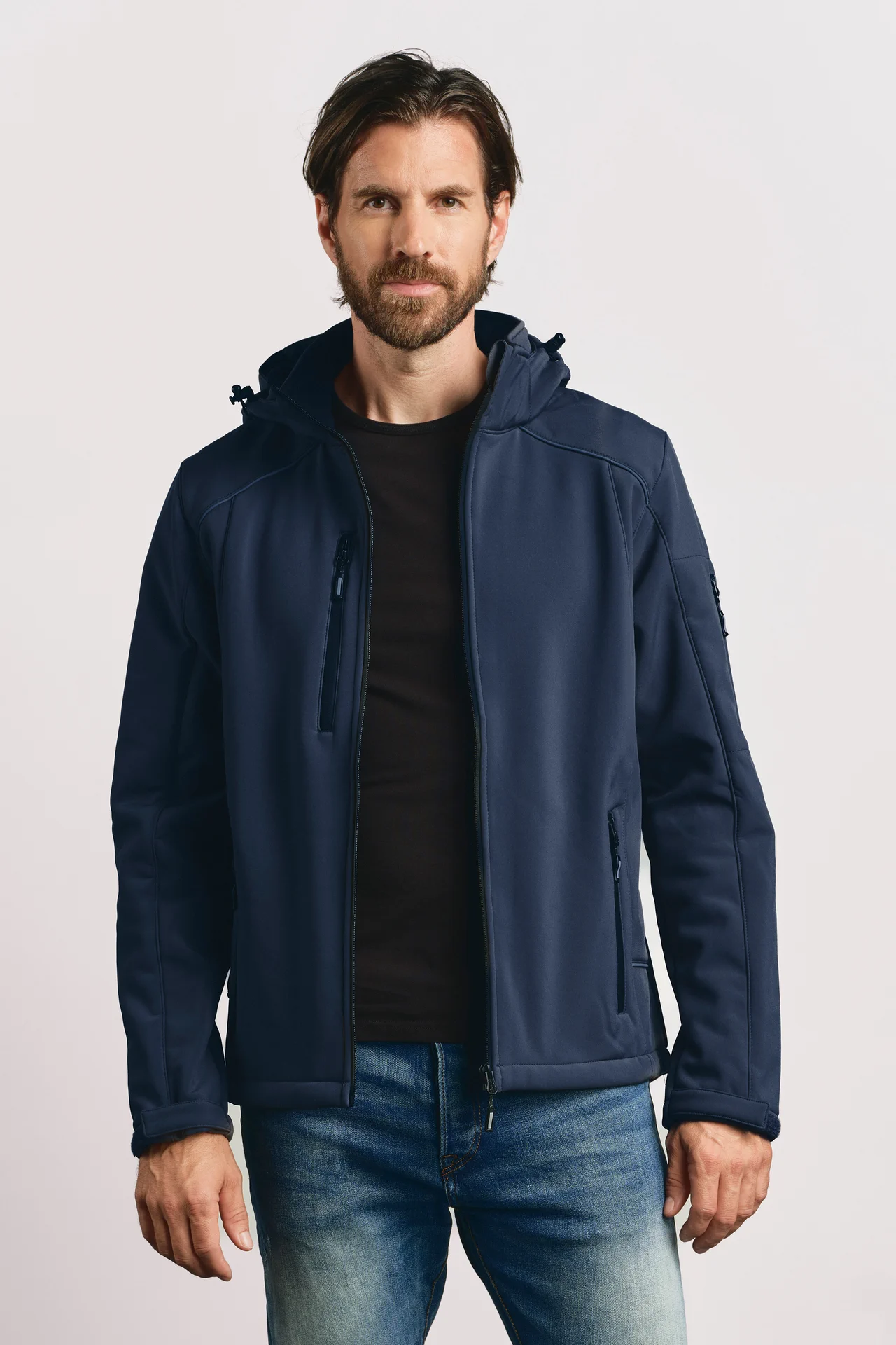 promodoro-7860-mens-warm-softshell-jacket-navy-model-0 Promodoro Men´s Warm Softshell Jacket