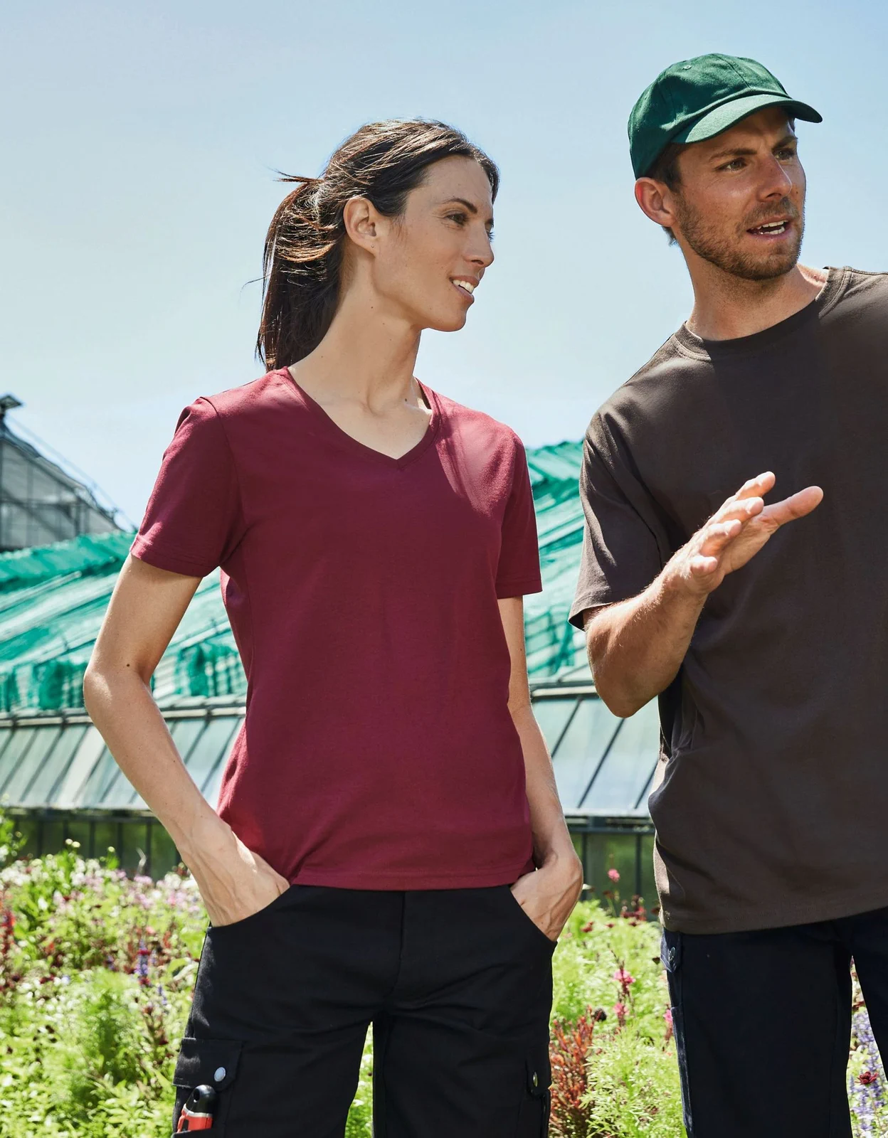 James & Nicholson Ladies Bio Workwear T-Shirt