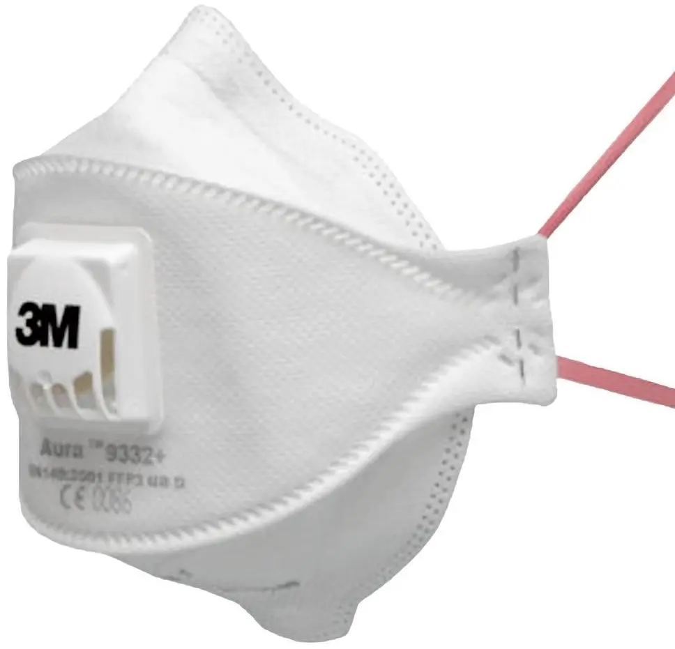 3M Atemschutzmaske Aura 9332+ FFP3 NR D mit Ventil