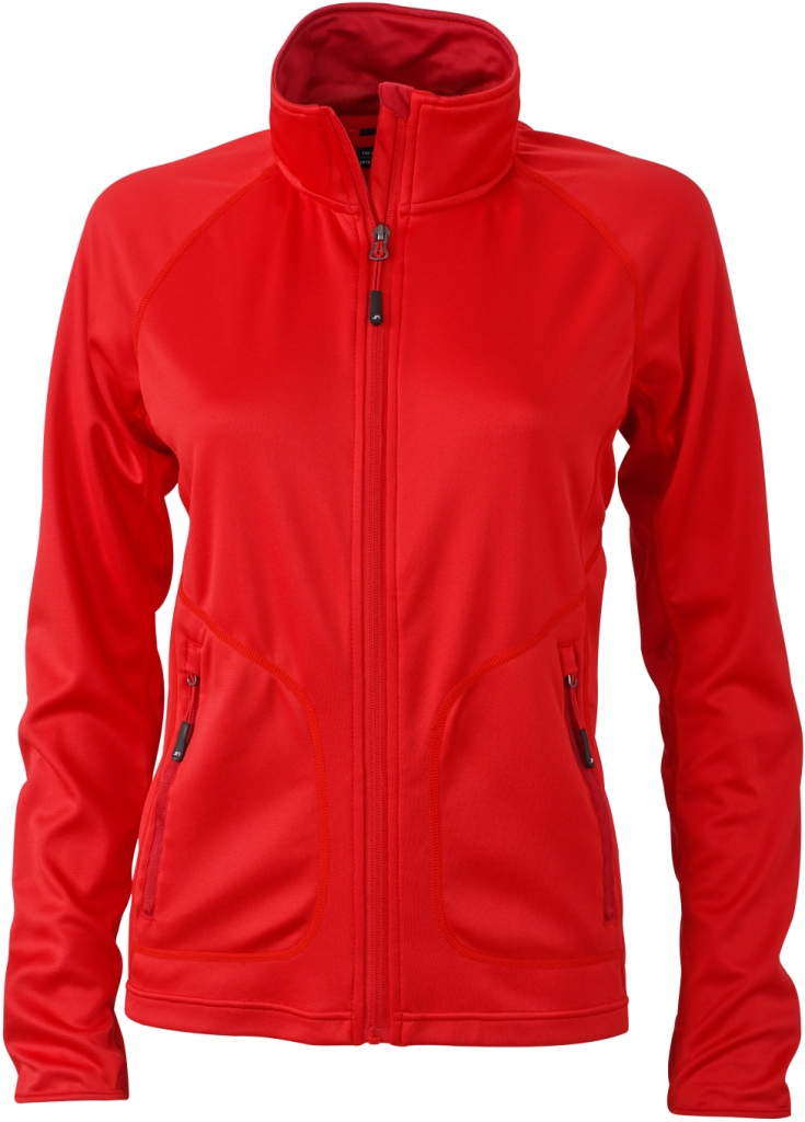 James & Nicholson Ladies Stretch-Fleece Jacket James & Nicholson Ladies Stretch-Fleece Jacket
