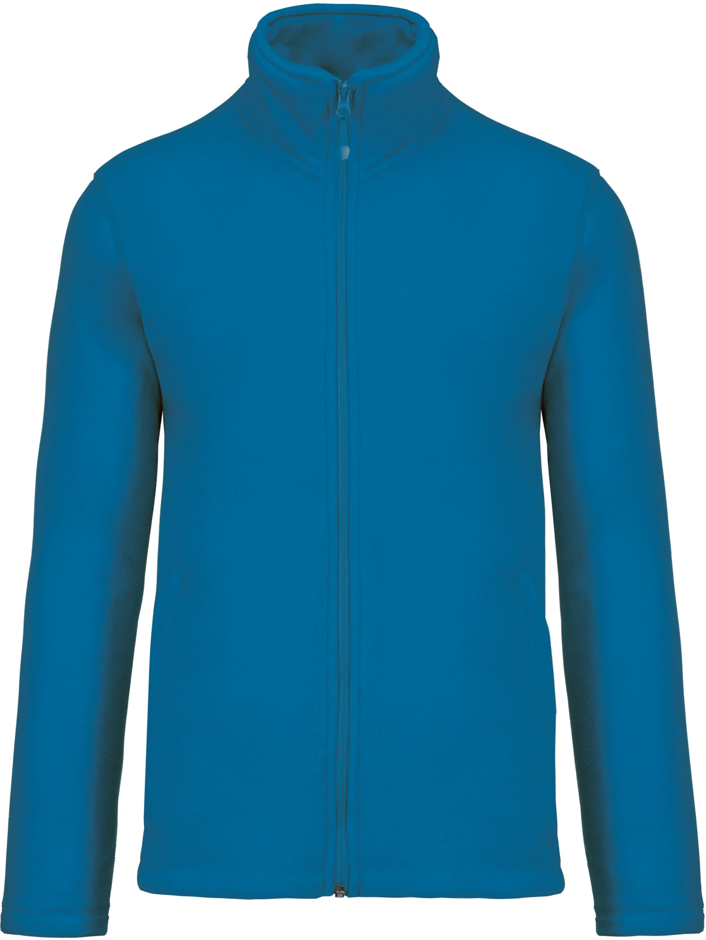 kariban-K911-microfleece-jacke-falco-tropicalblue-front-3 Kariban Microfleece Jacke "Falco"