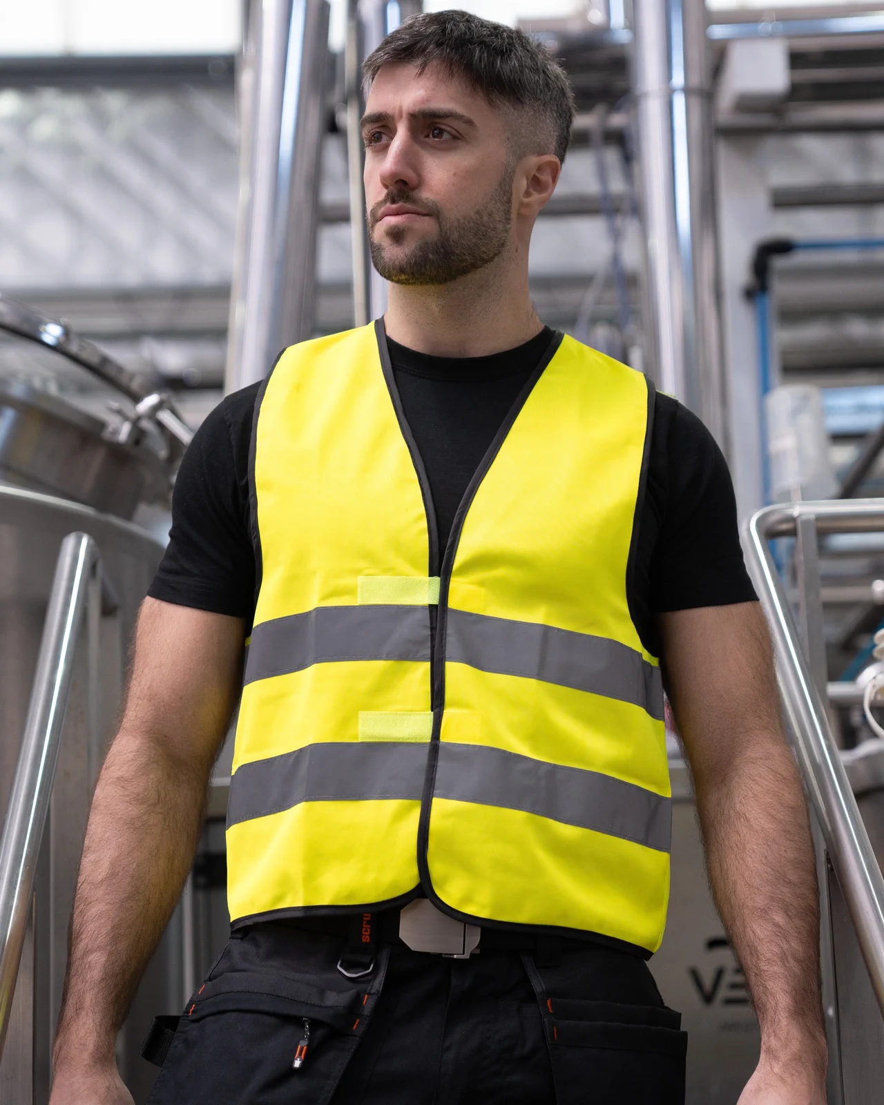 korntex-kxvw-hi-vis-safety-vest-wolfsburg-signalyellow-model-0 Korntex Hi-Vis Safety Vest Wolfsburg
