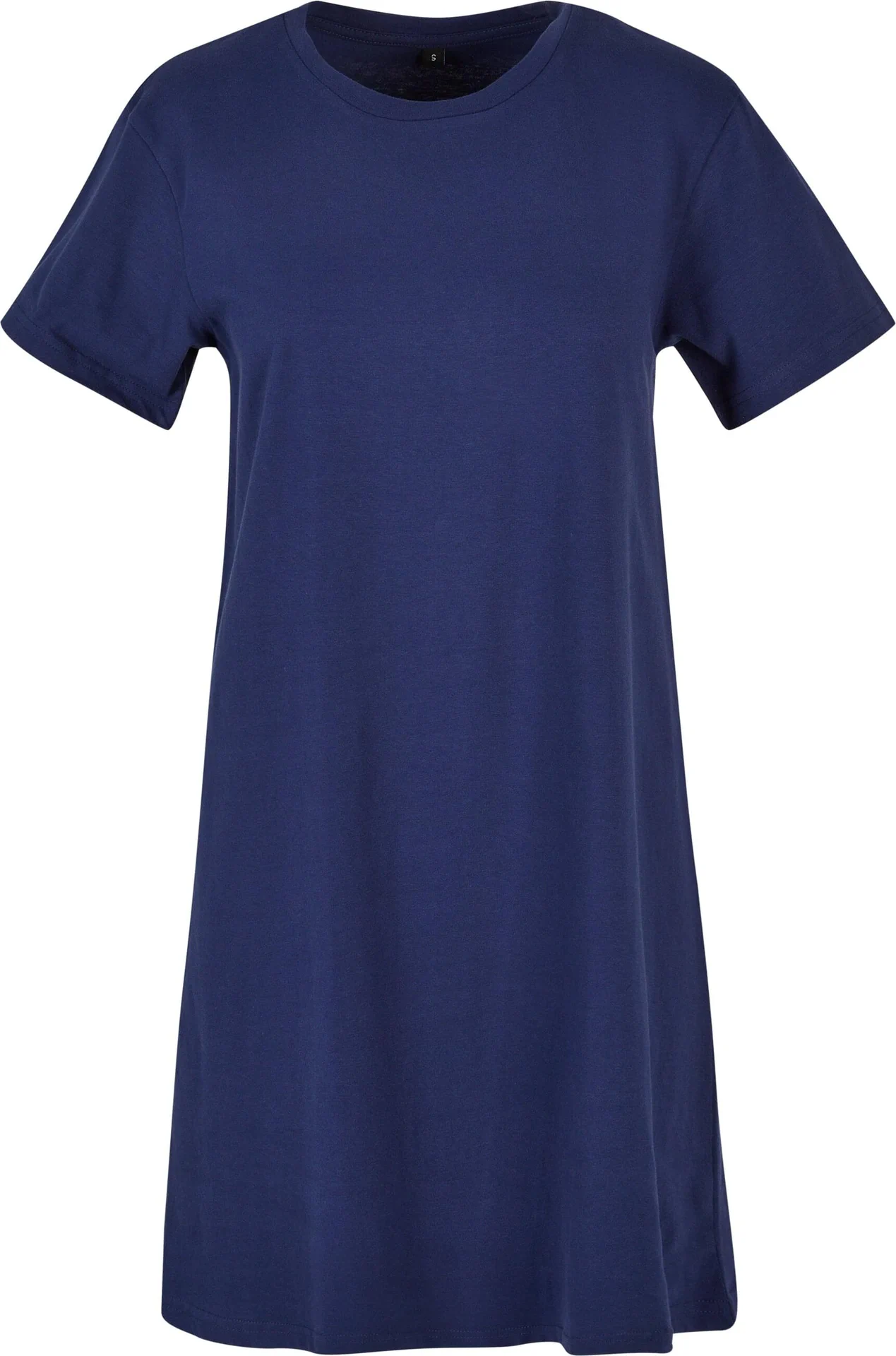 BYB-BY214-ladies-t-shirt-dress-lightnavy-front-4 Build Your Brand Ladies Tee Dress