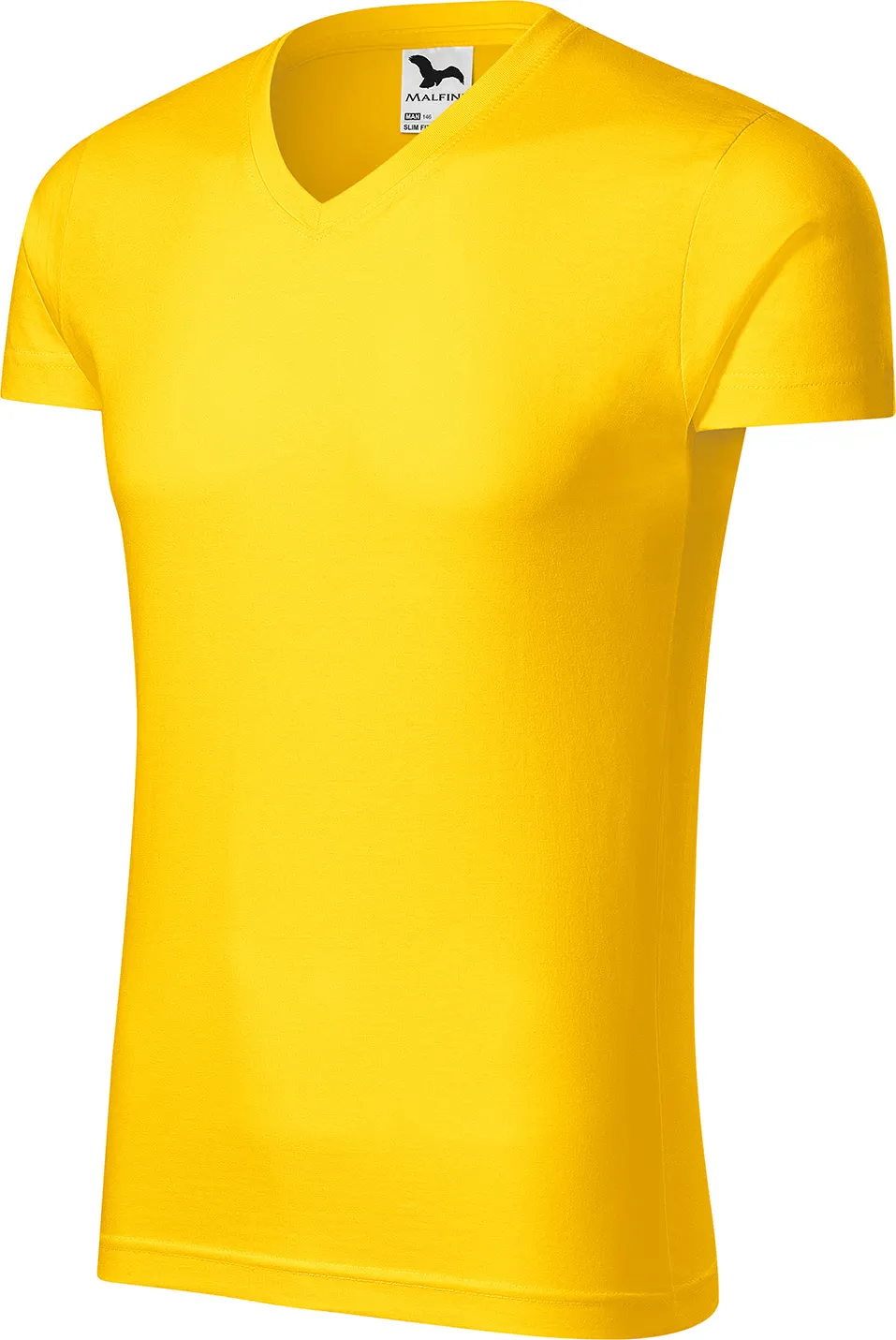 MALFINI T-Shirt Slim Fit V-Neck 146