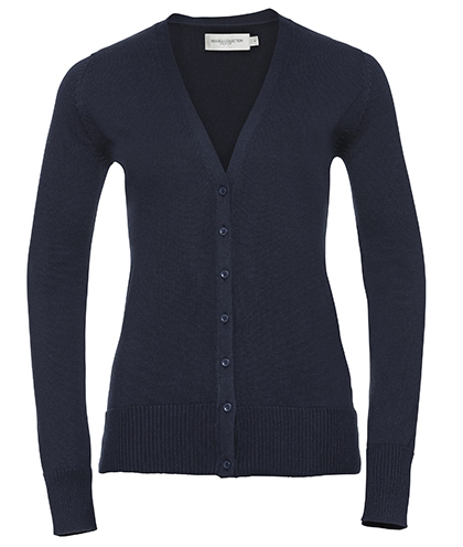 Russell Ladies V-Neck Knitted Cardigan Russell Ladies V-Neck Knitted Cardigan