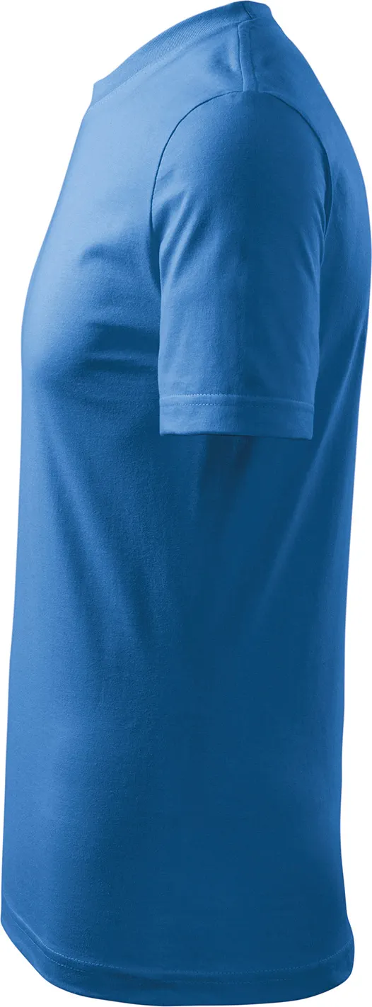 malfini-110-heavy-t-shirt-azurblau-sleeve-4 MALFINI T-Shirt Heavy 110